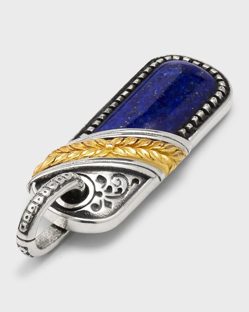 Konstantino Men's Two-Tone Lapis Pendant 4