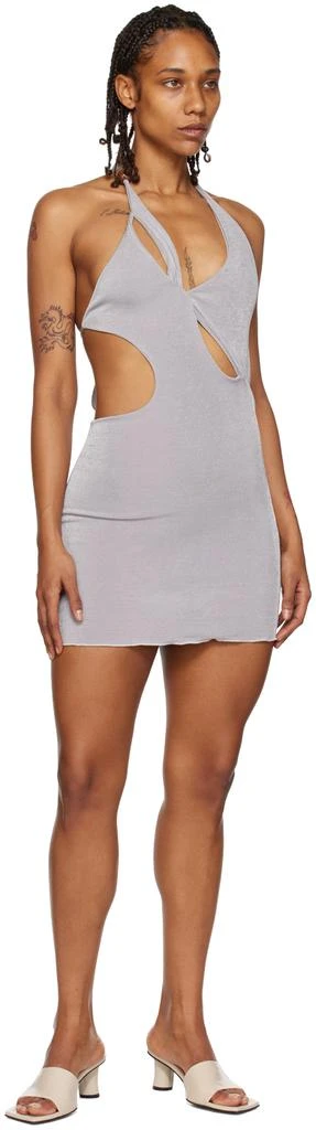 TYRELL SSENSE Exclusive Gray Minidress 4