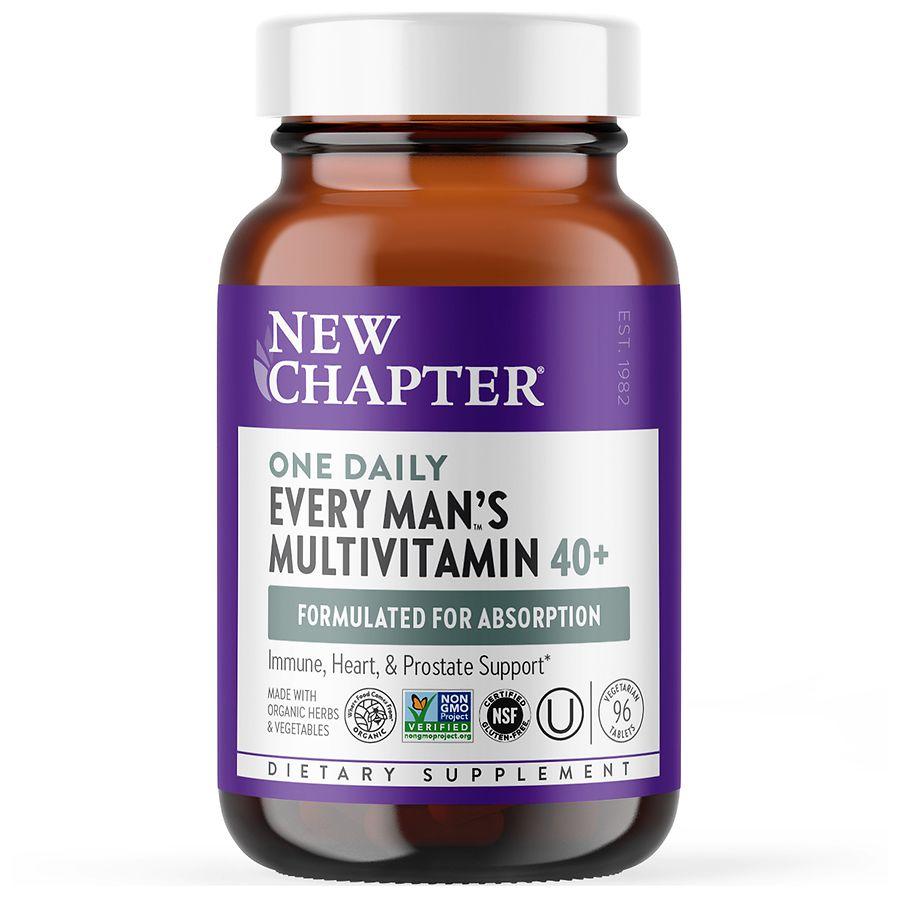 New Chapter Every Man's One Daily 40+ Multivitamin, Vegetarian Tablets