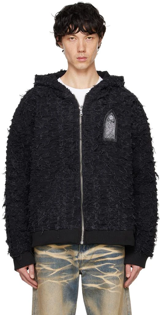 Who Decides War Black Husk Zip Up Hoodie 1