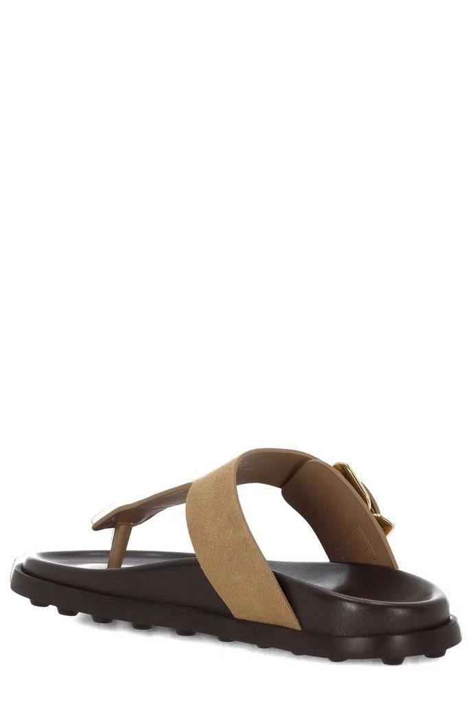 Tod's Tod's Buckle Detailed Thong Sandals 3