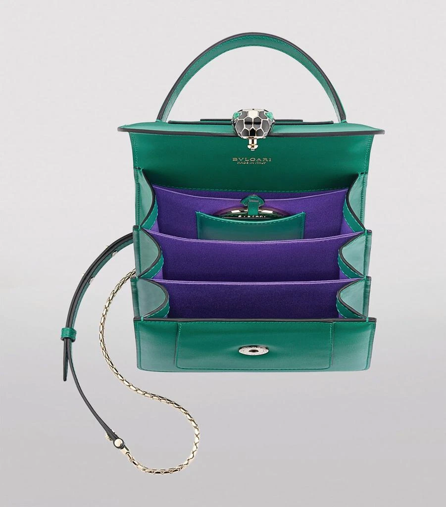 BVLGARI Leather Serpenti Forever Top-Handle Bag 5