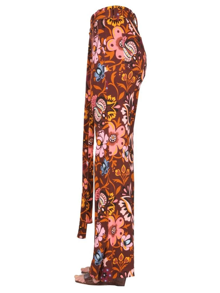 LA DOUBLE J La Doublej All-Over Prined Tie-Waist Pants 3