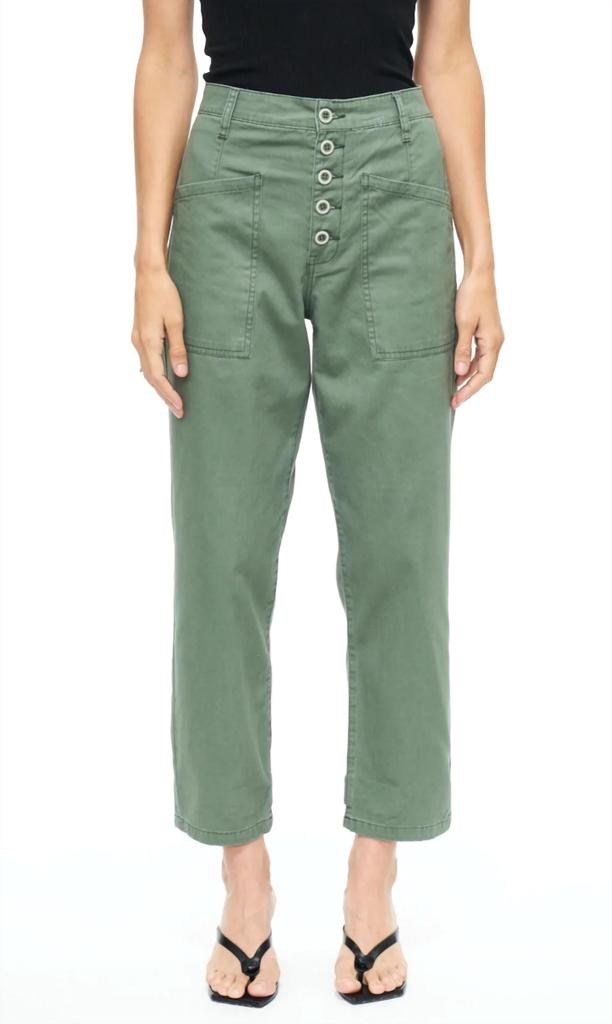 Pistola Tammy High Rise Trouser In Colonel
