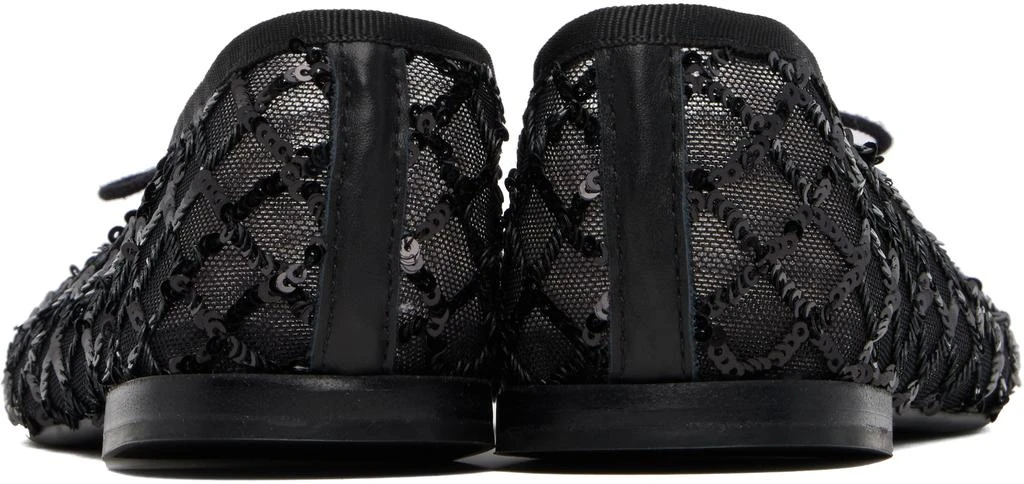 Repetto Black Lilouh Almond-Toe Ballerina Flats 2
