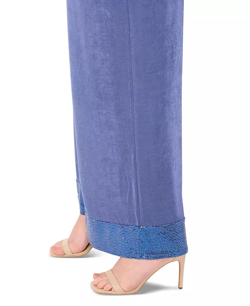 MSK Plus Size Jersey-Knit Wide-Leg Pants 3