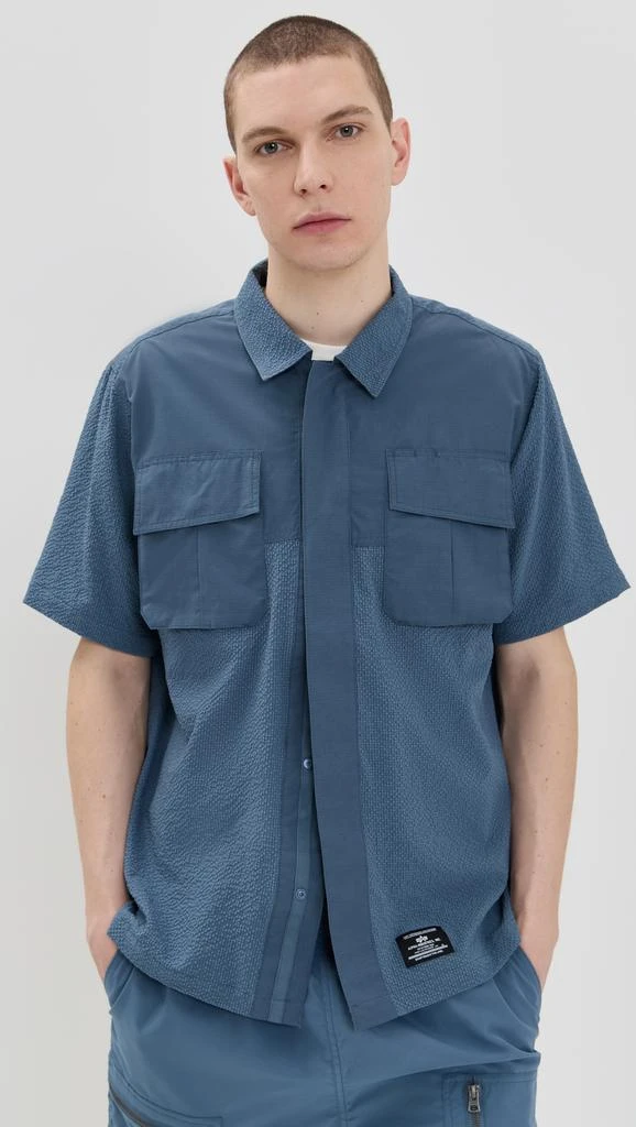 Alpha Industries Seersucker Shirt 1