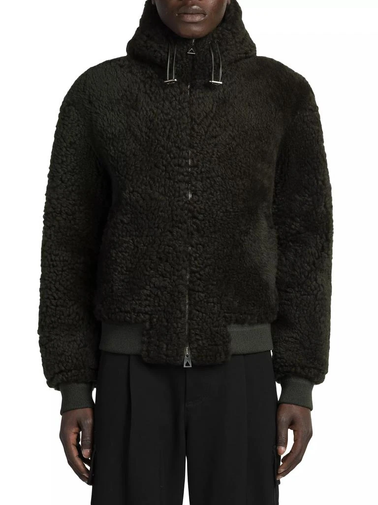 Bottega Veneta Shearling Hooded Jacket 3
