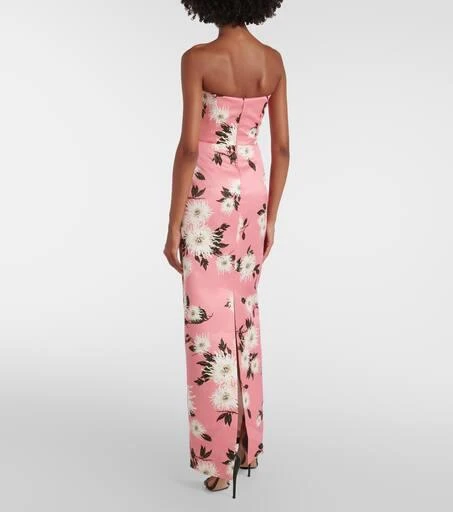 Emilia Wickstead Emine floral taffeta faille gown 3