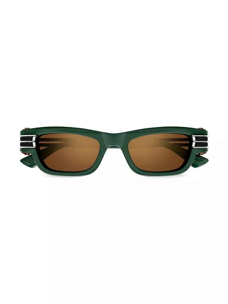 Bottega Veneta Bolt 50MM Rectangular Sunglasses 2
