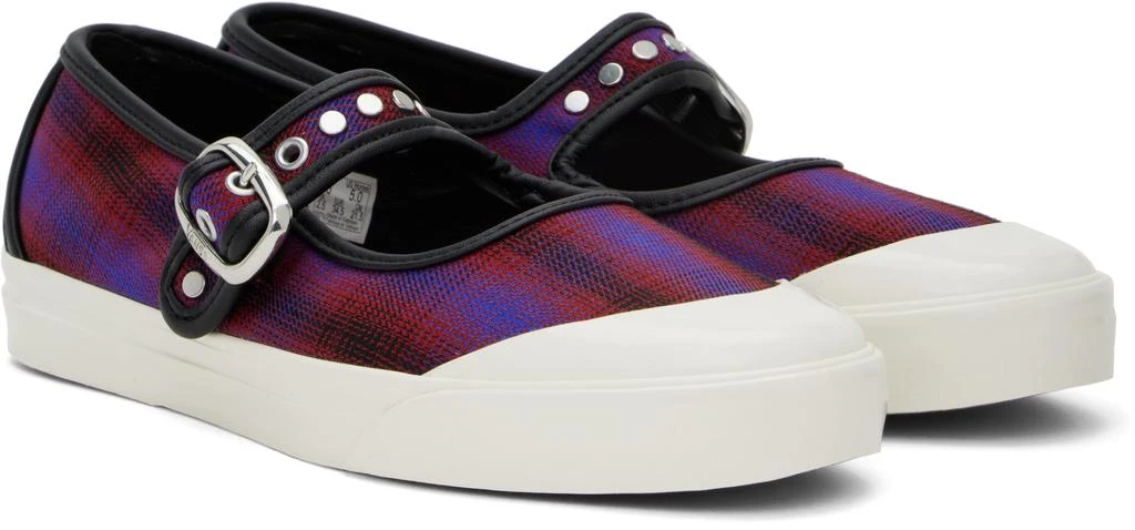 Vans Red LX Mary Jane Lo Pro Ballerina Flats 4