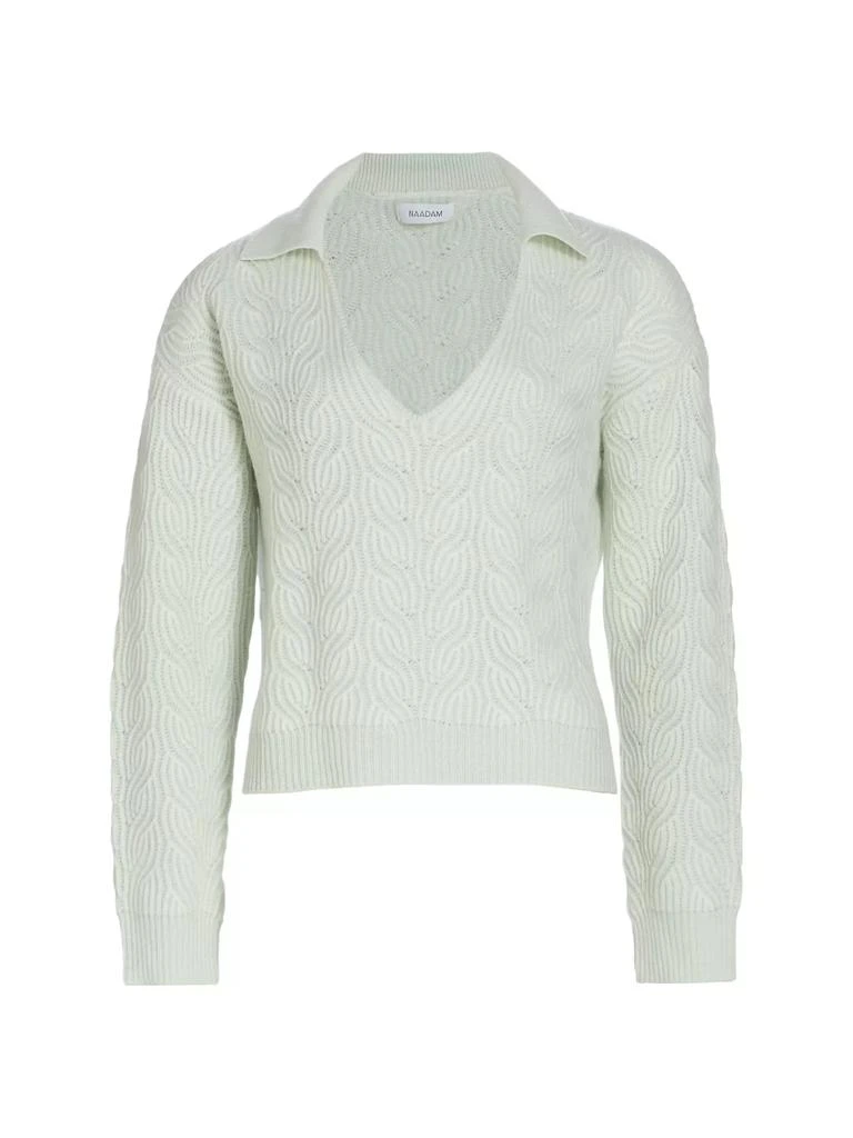 Naadam Wool & Cashmere V-Neck Sweater 1