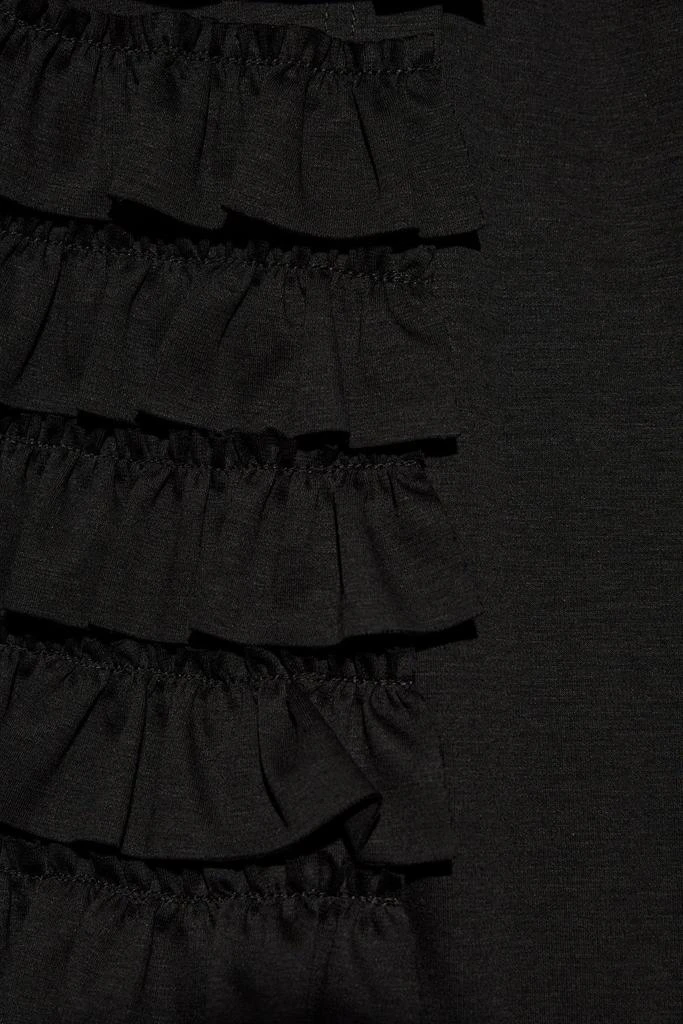 Noir Kei Ninomiya Noir Kei Ninomiya Ruffle Detailed Asymmetric T-Shirt 2