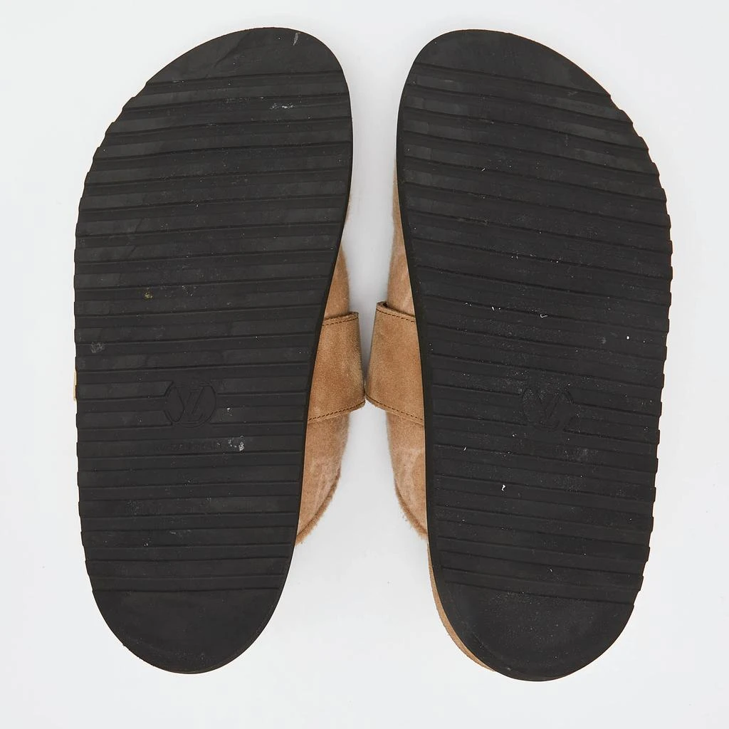 Louis Vuitton Louis Vuitton Beige Monogram Wool LV Cosy Flat Clogs Size 38 6