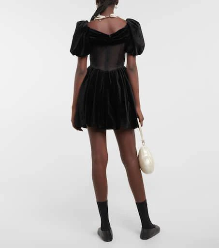 Simone Rocha Embellished boatneck minidress 3