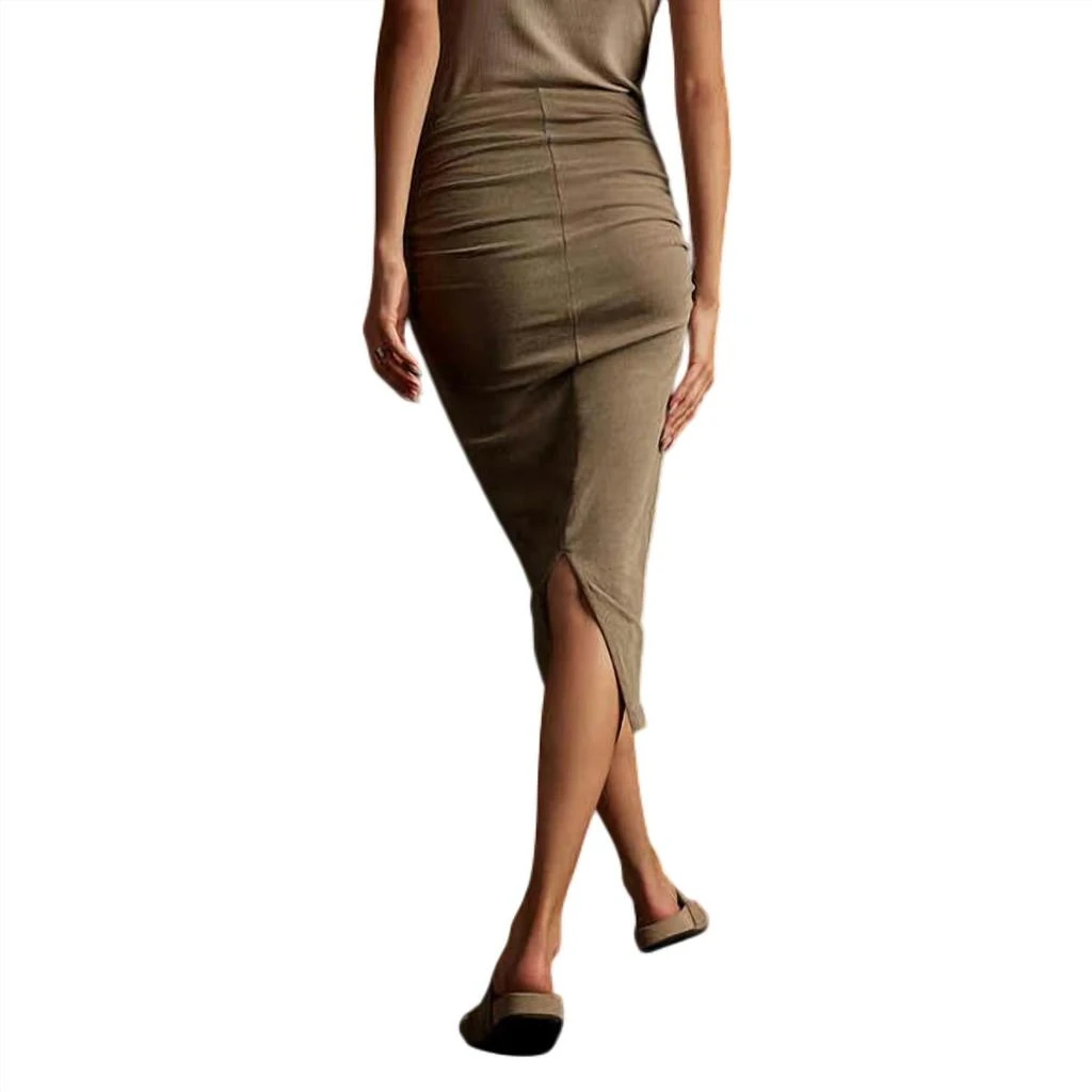 James Perse James Perse - Brushed Jersey High Waisted Pencil Skirt 2
