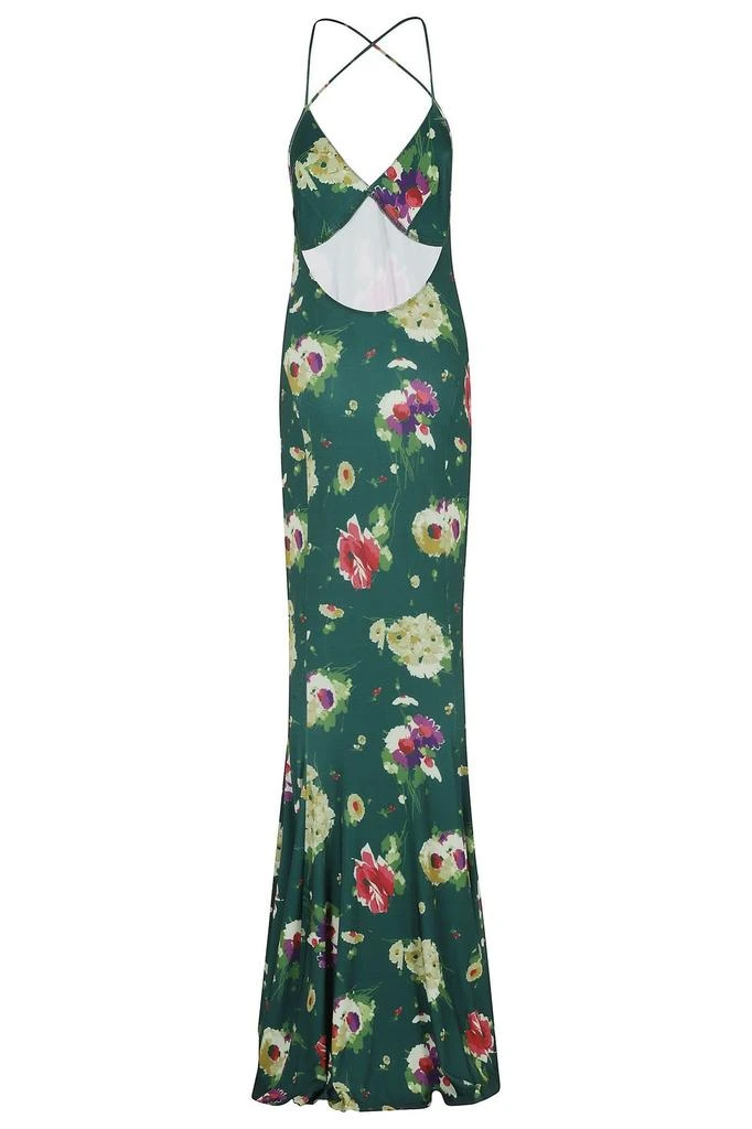 Norma Kamali Norma Kamali Low Back Fishtail Slip Dress 2