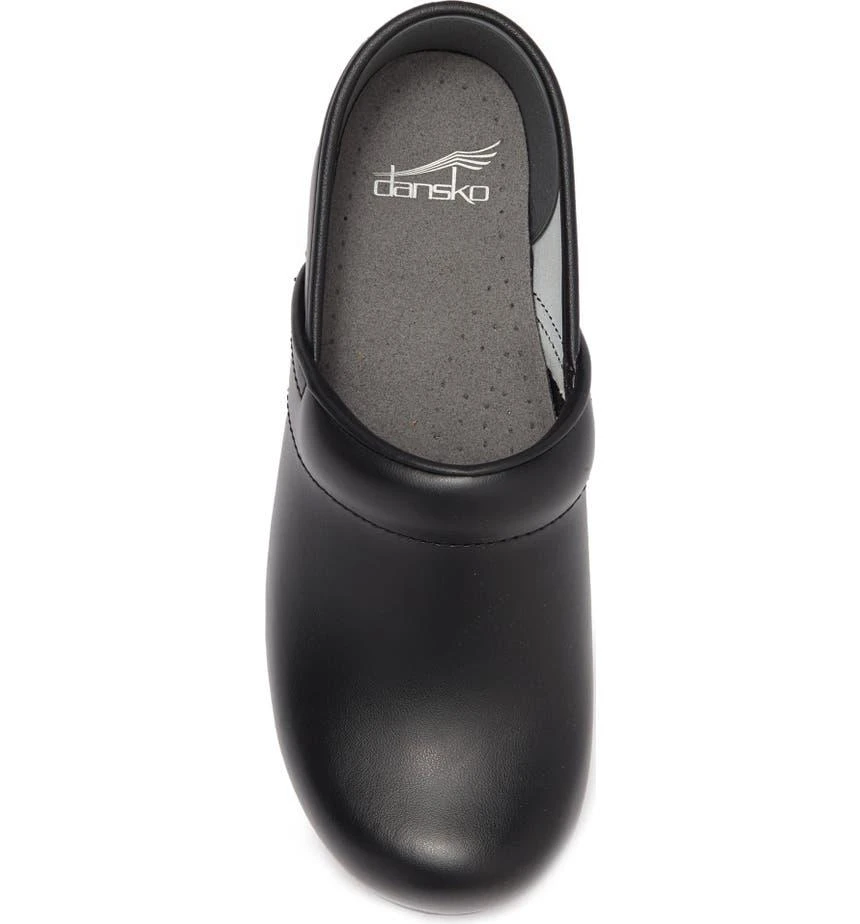 Dansko Professional Black Leather Clog 6