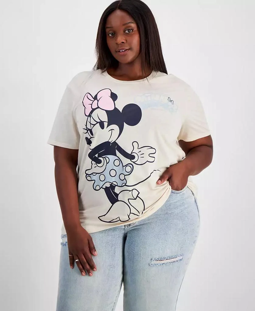 Disney Trendy Plus Size Minnie Mouse Graphic T-Shirt 1
