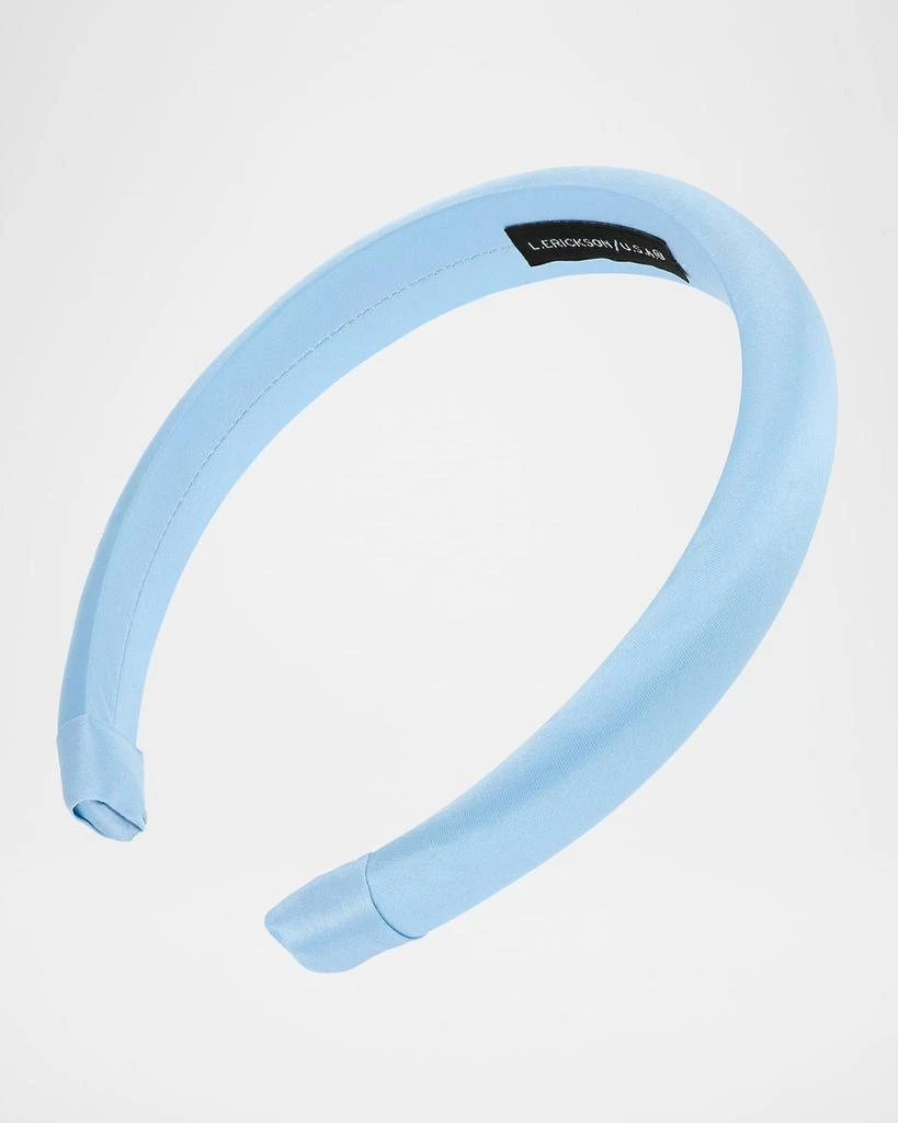 L. Erickson Silk Charmeuse Padded Headband 1