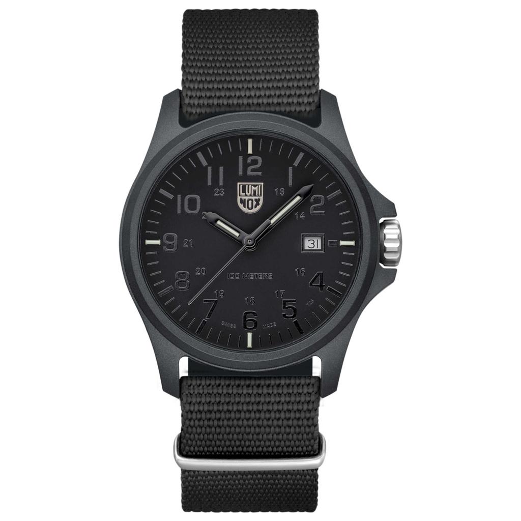 LUMINOX Men's XL.0215.SL Sentry 0200 Black Dial With Red