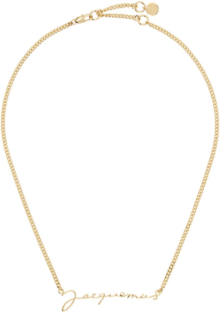 JACQUEMUS Gold Les Classiques 'La chaine Jacquemus' Necklace