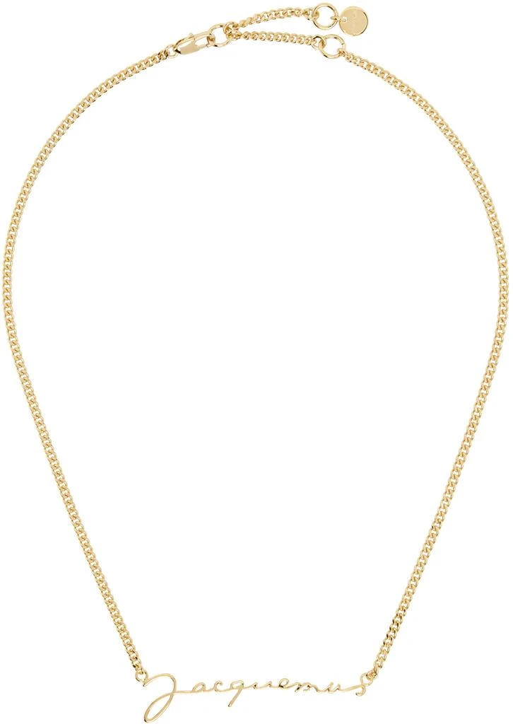 JACQUEMUS Gold Les Classiques 'La chaine Jacquemus' Necklace 1