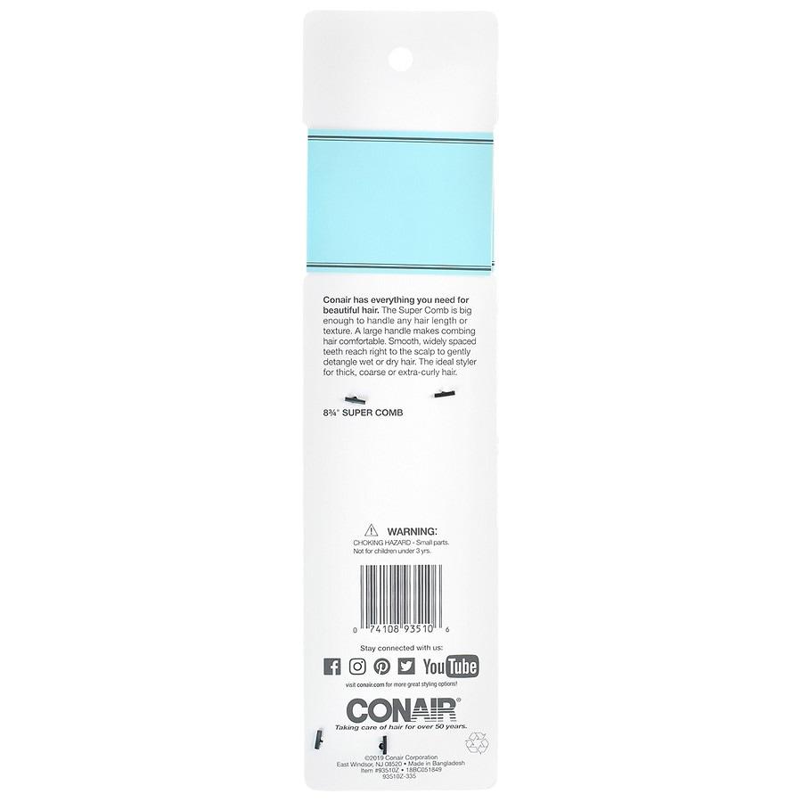 Conair Classic Detangle & Style Comb for All Hair Types