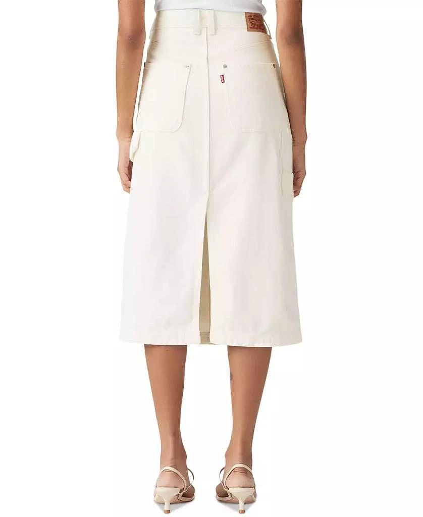 Levi's Women's Cotton High-Rise Back-Slit Denim Skirt 2