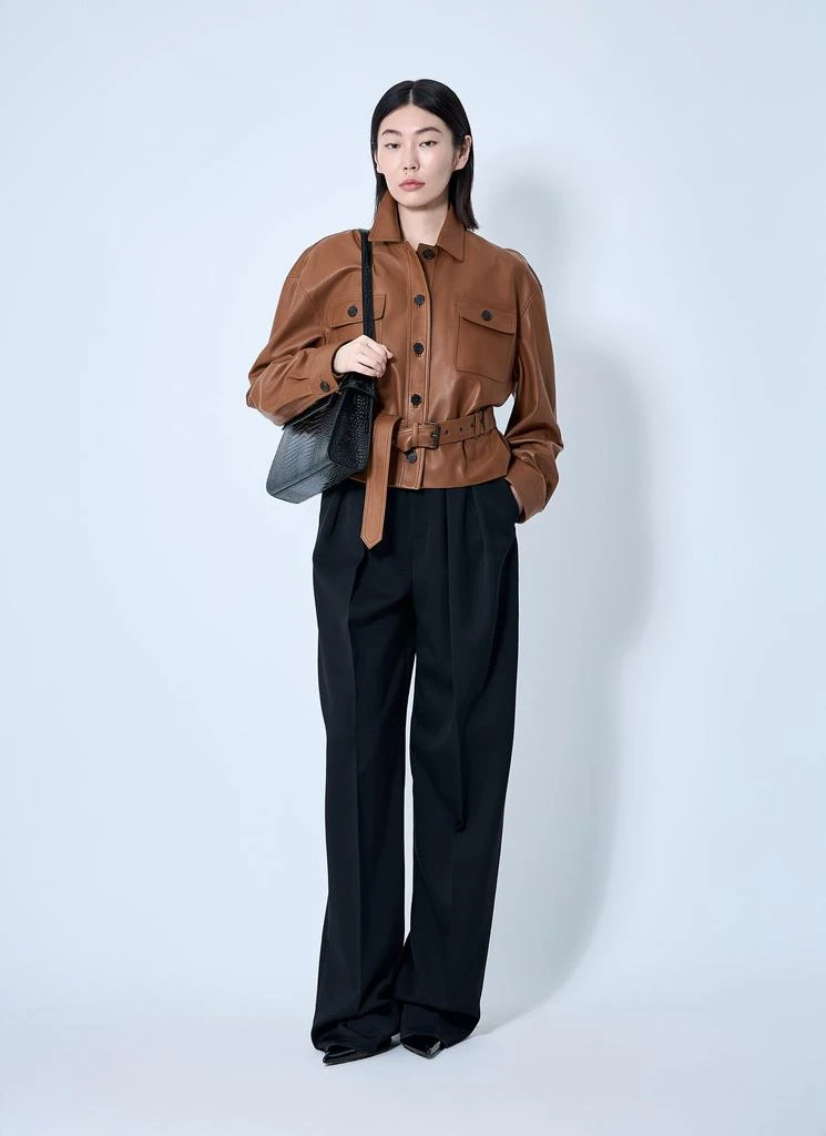 Yves Saint Laurent Saharienne Short Leather Jacket 2
