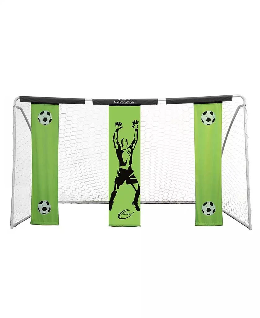 Skywalker Trampolines Skywalker Sports 12' x 7' Soccer Goal with Practice Banners 1
