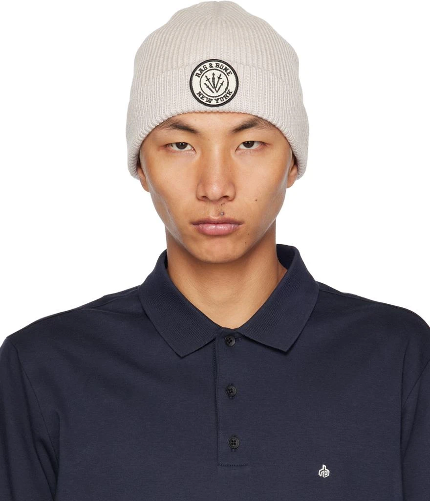 Rag & Bone Off-White Charlie Beanie 1