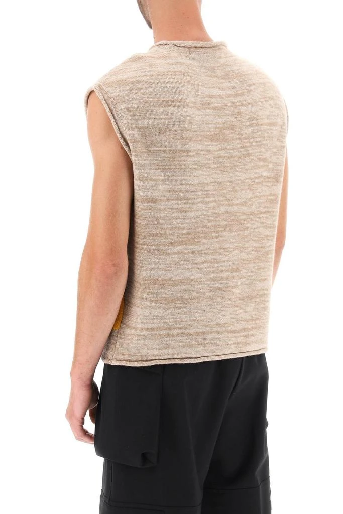 ANDERSSON BELL Andersson bell crew neck vest with intarsia 3