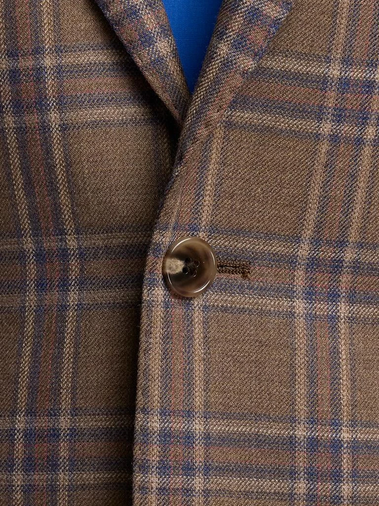 Paul Fredrick Wool Windowpane Single Breasted Notch Lapel Sport Coat 6