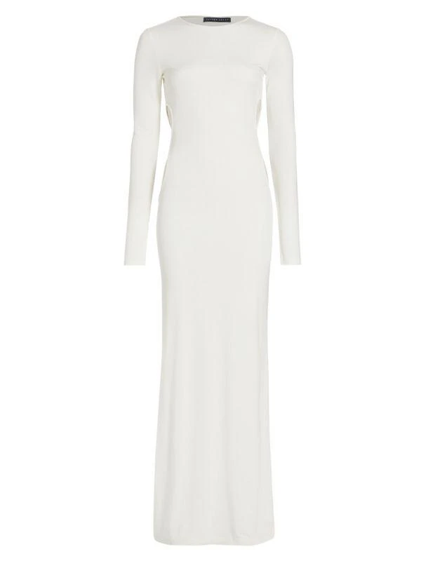 Zeynep Arçay Infinity Cut-Out Jersey Maxi Dress 5