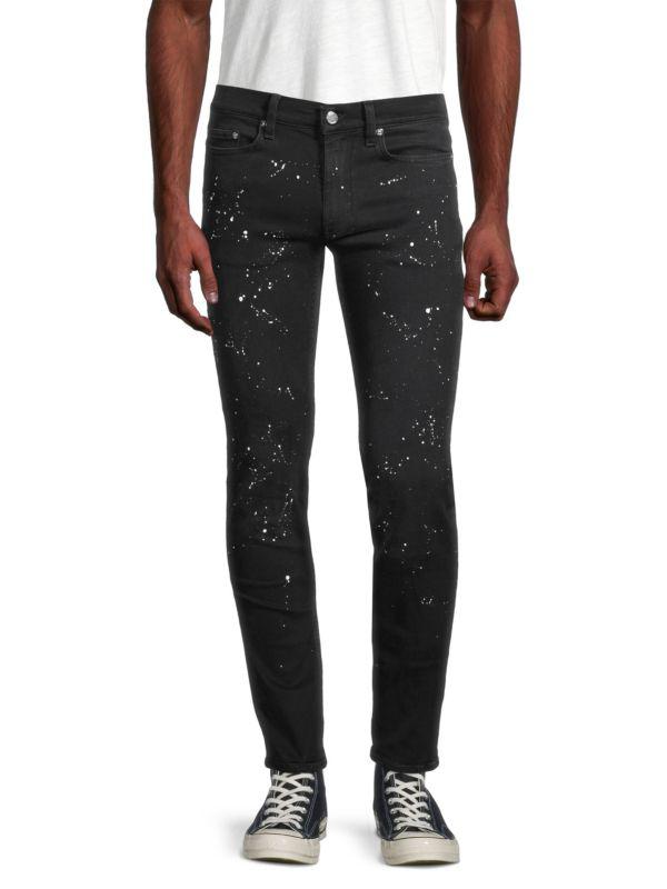 BLK DNM Paint Splatter Skinny Jeans
