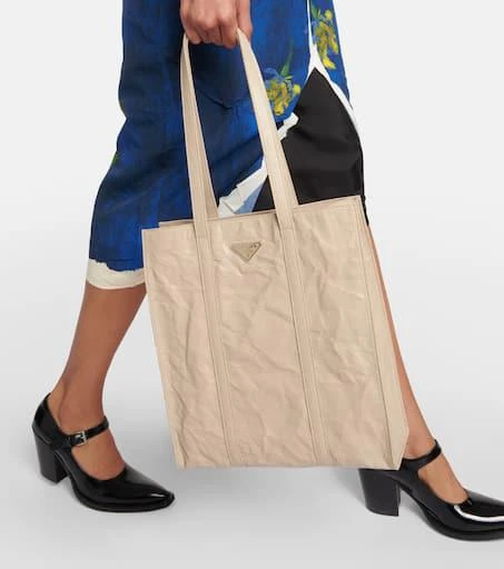 Prada Small leather tote bag 7