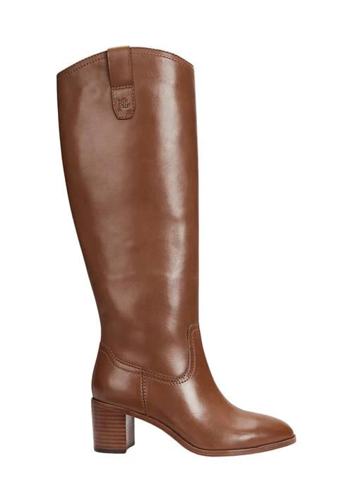 Ralph Lauren Ralph Lauren Carla Burnished Leather Tall Boots 1
