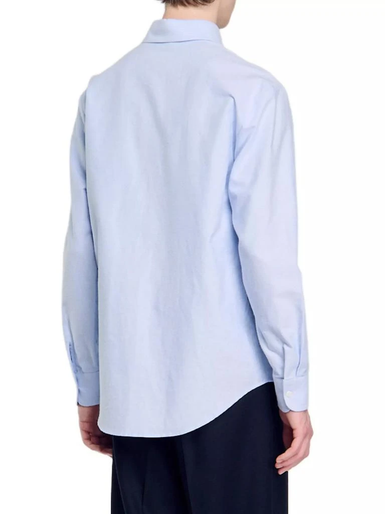 Sandro Oxford Flannel Shirt 3