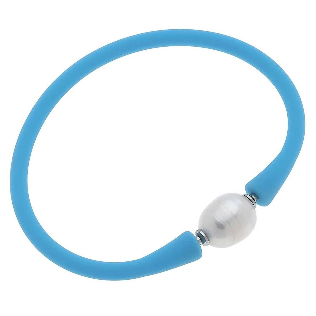 CANVAS Style Canvas Style - Women
s Bali Freshwater Pearl Silicone Bracelet