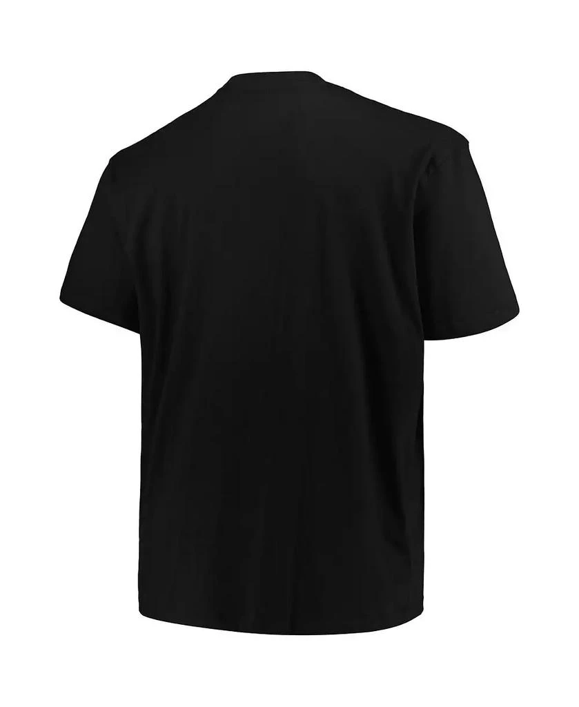 Fanatics Men's Black Philadelphia Eagles Big Tall Pop T-Shirt 2