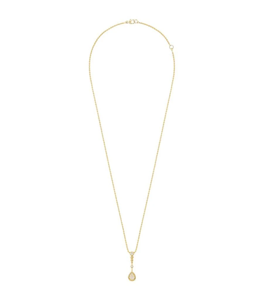 Boucheron Yellow Gold and Diamond Serpent Bohème Pendant Necklace 2