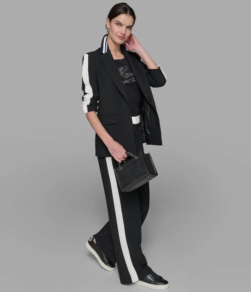Karl Lagerfeld Paris PLEATED TRIM SUITING BLAZER 7