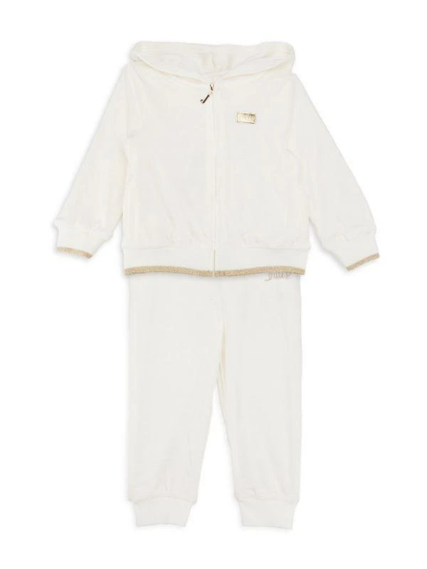 Juicy Couture Baby Girl's, Little Girl's & Girl's Zip Hoodie & Joggers Set 1