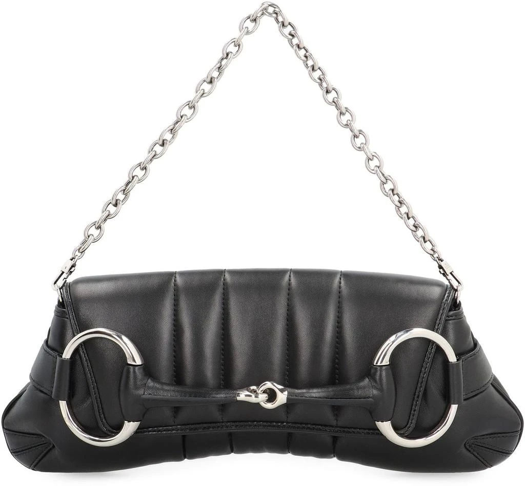 Gucci Gucci Gucci Horsebit Chain Media Shoulder Bag 1