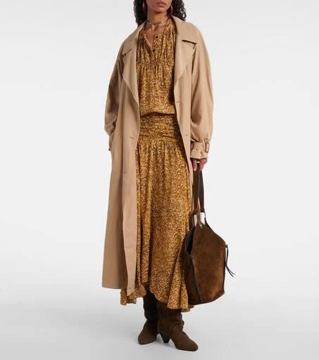 Isabel Marant Sally printed silk-blend blouse 2