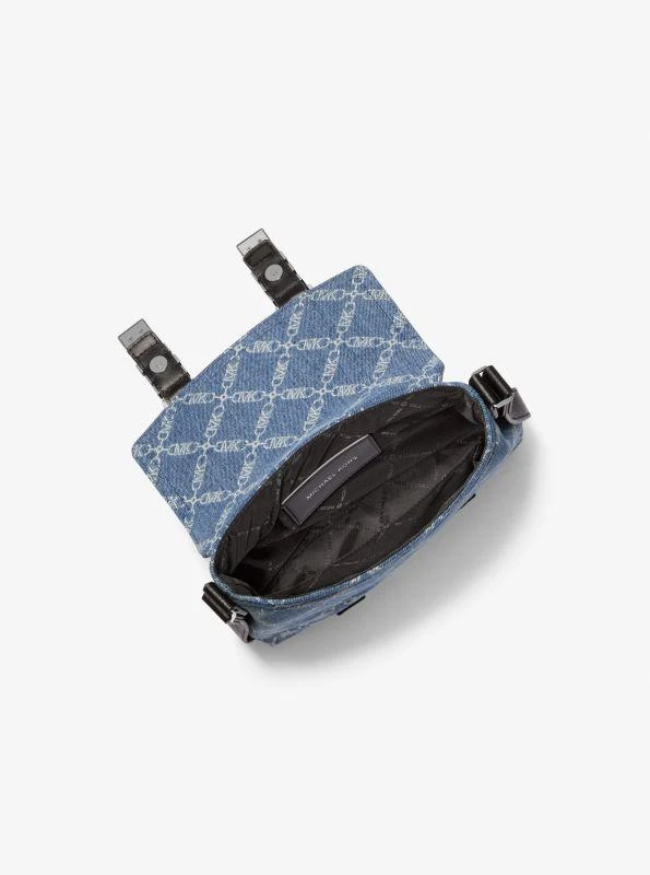 Michael Kors Darrington Mini Empire Diamond Jacquard Denim Crossbody Bag 2