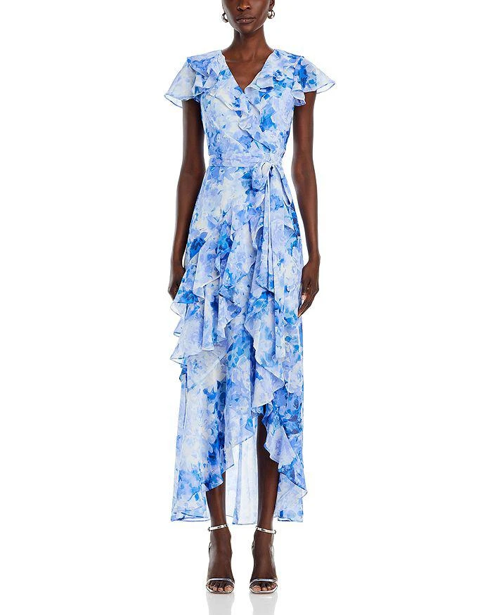 Eliza J Asymmetric Ruffled Dress 7