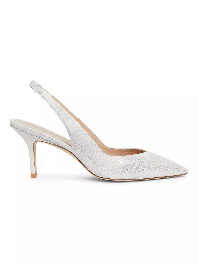 Stuart Weitzman Eva 75MM Leather Slingback Pumps 1
