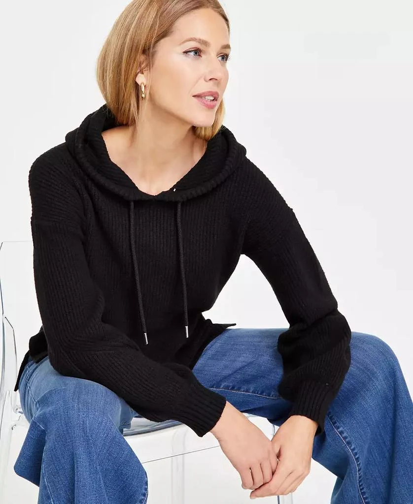 INC International Women's Blouson-Sleeve Hoodie, Exclusively at Macy's 4